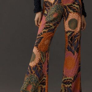 FARM Rio Multicolor Floral Wide-Leg Pants